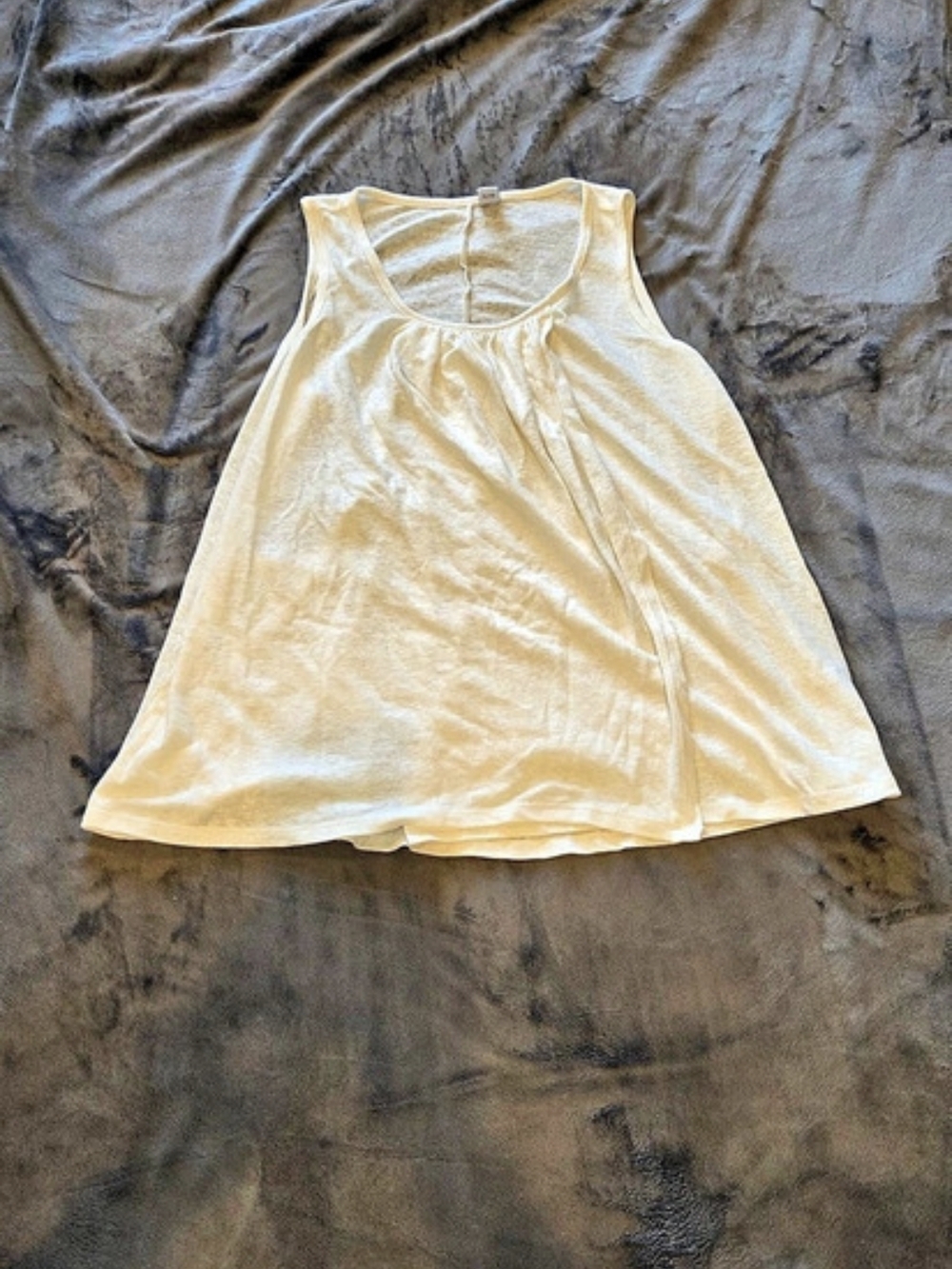 Flowy Nursing Tank Top in Cream